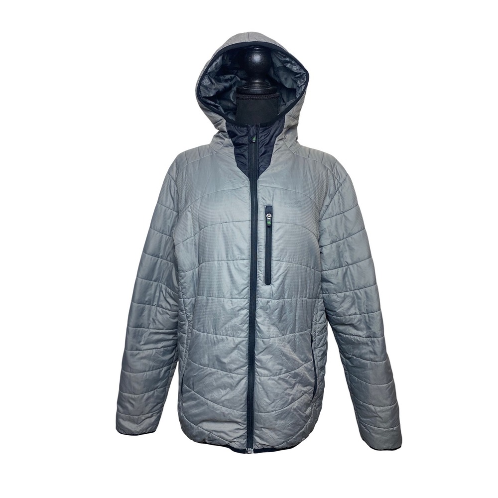 Bear Grylls by Craghoppers Mens Grey Puffer Jacket Hooded Small CMN126